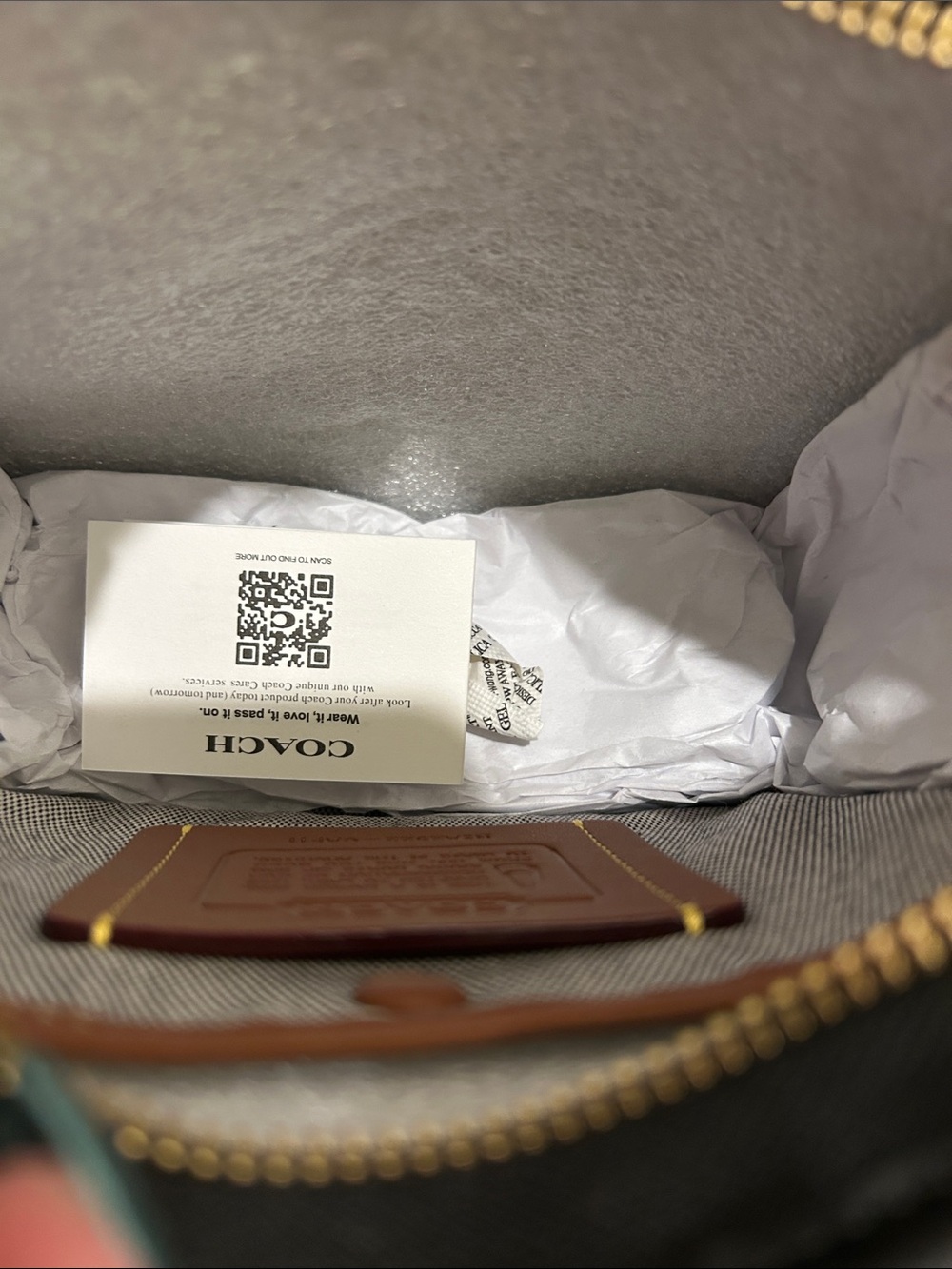 Coach (NWT) Curve Zip Bag - Picture 12 of 16